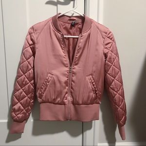 H&M Quilted Bomber Jacket